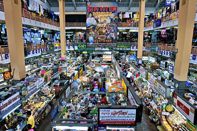 泰北清邁清邁傳統觀光市場