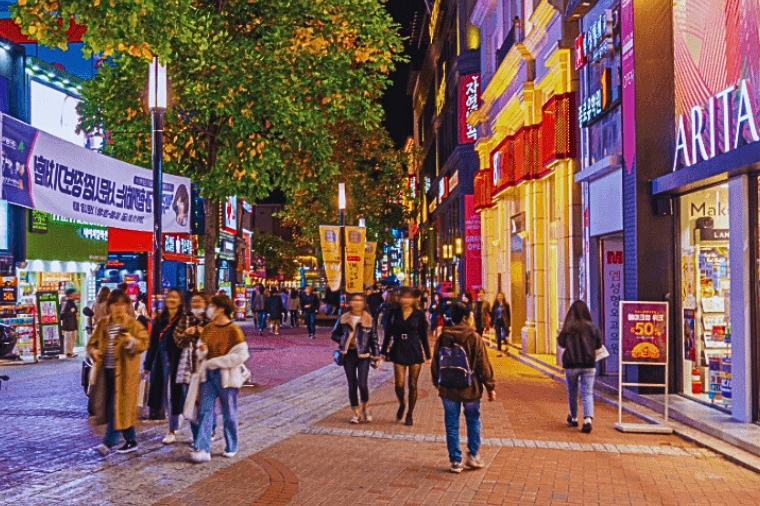 釜山東城路商圈