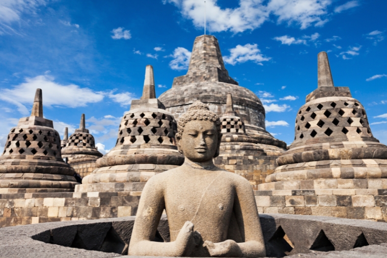 印尼日惹婆羅浮屠 Borobudur