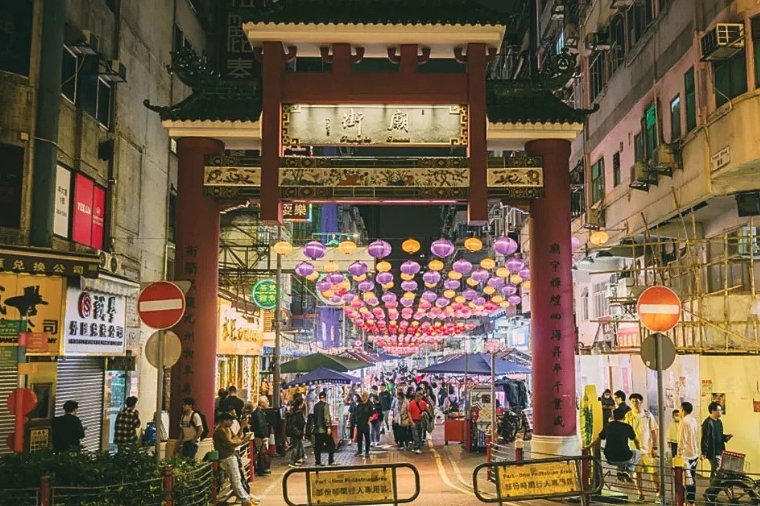 香港廟街夜市