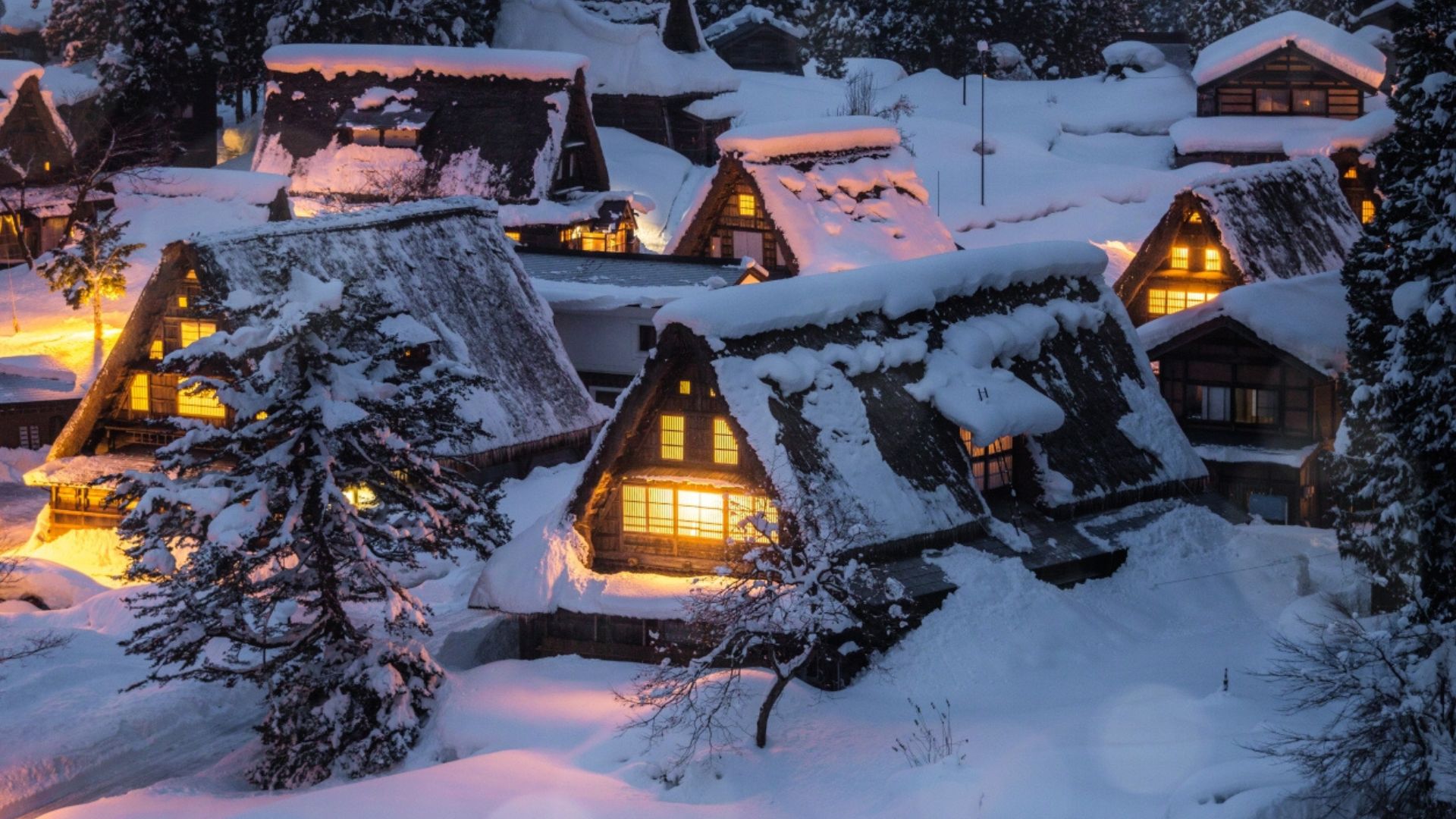 2027年白川鄉合掌村-點燈活動